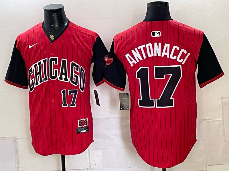 Men 2026 Chicago White Sox #17 Antonacci red Game Nike MLB Jersey 080803->chicago white sox->MLB Jersey